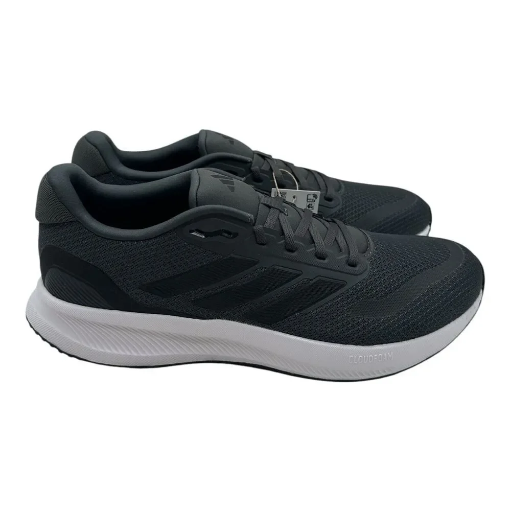 Adidas RunFalcon 5 Running Shoes Men's‎ Size 13 Gray Black Sneakers IE8819